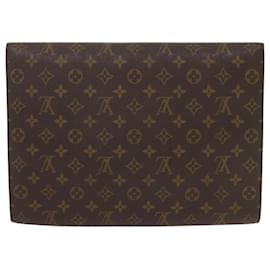 Louis Vuitton-LOUIS VUITTON Pochette Porte Envelope con monogramma M51801 LV Auth ep3686-Monogramma