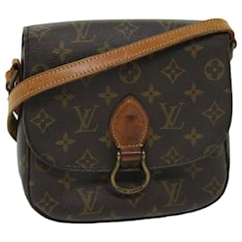 Louis Vuitton-LOUIS VUITTON Monogram Saint Cloud MM Shoulder Bag M51243 LV Auth yk11229-Monogram