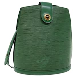 Louis Vuitton-LOUIS VUITTON Bolso de hombro Epi Cluny Verde M52254 LV Auth 68736-Verde