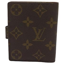 Louis Vuitton-LOUIS VUITTON Monogram Agenda Mini Day Planner Cover R20007 LV Auth th4685-Monogram