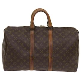 Louis Vuitton-Louis Vuitton-Monogramm Keepall 45 Boston Bag M.41428 LV Auth 68556-Monogramm