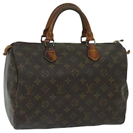 Louis Vuitton-Louis Vuitton Monogram Speedy 30 Hand Bag M41526 LV Auth ar11548-Monogram