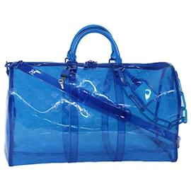 Louis Vuitton-Louis Vuitton Keepall Bandouliere 50-Bleu