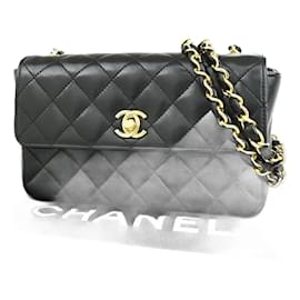 Chanel-CHANEL Mini matelasse-Noir