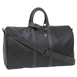 Louis Vuitton-Louis Vuitton Keepall Bandouliere 45-Nero