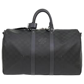 Louis Vuitton-Louis Vuitton Keepall Bandouliere 45-Black