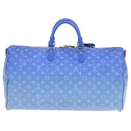 Louis Vuitton-Louis Vuitton Keepall Bandouliere 50-Blu