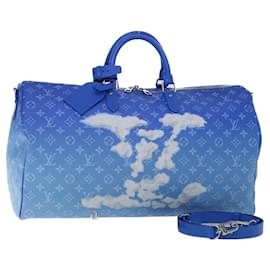 Louis Vuitton-Louis Vuitton Keepall Bandouliere 50-Bleu