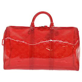 Louis Vuitton-Louis Vuitton Keepall Bandouliere 50-Red