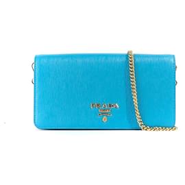 Prada-PRADA  Handbags T.  leather-Blue