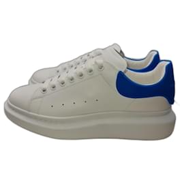 Alexander Mcqueen-Alexander McQueen Oversized Sneaker 'White Electric Blue 43.5 NEW-Bianco
