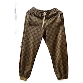 Gucci-Pantalones, leggings-Marrón claro