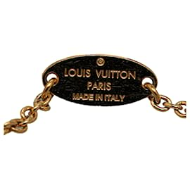 Louis Vuitton-Pulsera Louis Vuitton Gold Essential V-Dorado