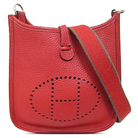 Hermès-Hermès Red Taurillon Clemence Evelyne I TPM-Red