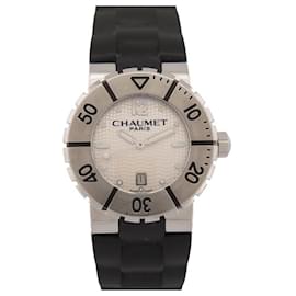 Chaumet-RELOJ CHAUMET CLASE UNO 622do 33 RELOJ DE ACERO DE CUARZO MM PALLADIE-Plata