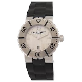 Chaumet-RELOJ CHAUMET CLASE UNO 622do 33 RELOJ DE ACERO DE CUARZO MM PALLADIE-Plata