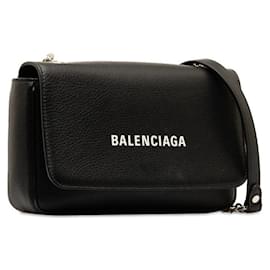 Balenciaga-Sac porté épaule en cuir à chaîne Everday 537387-Autre