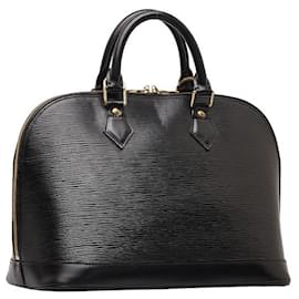 Louis Vuitton-Louis Vuitton Epi Alma PM Leather Handbag M52142 in Good condition-Black