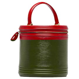 Louis Vuitton-Louis Vuitton Epi Cannes Leather Handbag M48037-Red