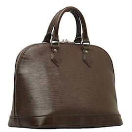 Louis Vuitton-Louis Vuitton Epi Alma PM Leather Handbag M5214D in Good condition-Brown