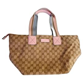 Gucci-Handbags-Pink,Beige