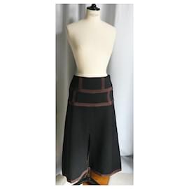 Marni-MARNI Long black skirt superb T46 ITALIAN good condition-Black