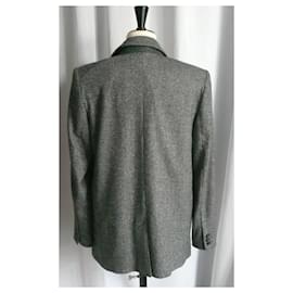 Isabel Marant-ISABEL MARANT Chevron anthracite jacket in very good condition Size 38-Dark grey