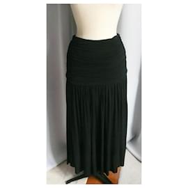 Isabel Marant-ISABEL MARANT Long draped black skirt size 36 GOOD CONDITION-Black