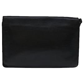 Louis Vuitton-LOUIS VUITTON Epi Serie Dragonne Hand Bag Black M52612 LV Auth 67692-Black