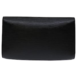 Louis Vuitton-LOUIS VUITTON Epi Chaillot Clutch Bag Black M52542 LV Auth ai781-Black