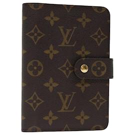 Louis Vuitton-LOUIS VUITTON Monogram Porto Papie Portefeuille Zippé M61207 LV Auth yk11308-Monogramme