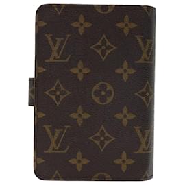 Louis Vuitton-Carteira LOUIS VUITTON Monograma Porto Papie Zip M61207 LV Auth yk11308-Monograma