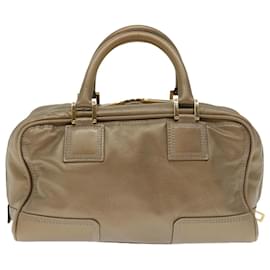 Loewe-LOEWE Americana 28 Hand Bag Leather Gold Auth yk11217-Golden