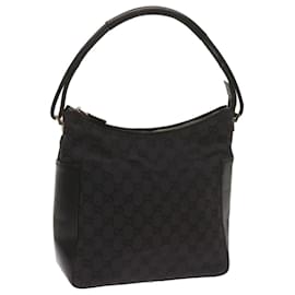 Gucci-gucci GG Canvas Shoulder Bag black 001 3766 2123 auth 68595-Black