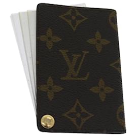 Louis Vuitton-LOUIS VUITTON Monogram Porte Cartes Credit Pression Card Case M60937 Auth th4664-Monogramm
