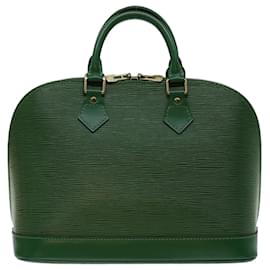 Louis Vuitton-LOUIS VUITTON Epi Alma Hand Bag Borneo Green M52144 LV Auth 67053-Other