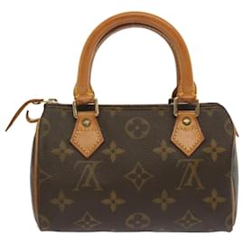 Louis Vuitton-LOUIS VUITTON Monogram Mini Speedy Hand Bag M41534 LV Auth ki4203-Monogram