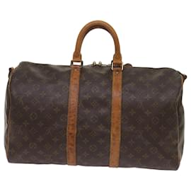 Louis Vuitton-Louis Vuitton Monogram Keepall Bandouliere 45 Boston Bag M.41418 LV Auth 67470-Monogramm