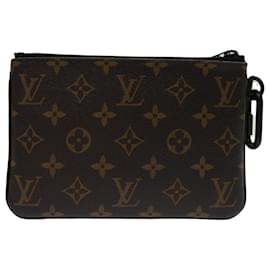 Louis Vuitton-Bolsa com zíper monograma LOUIS VUITTON M67814 Autenticação de LV 68490-Monograma