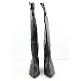 & Other Stories-Leather boots-Black