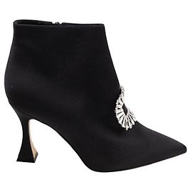 Manolo Blahnik Botas de cuero Negro