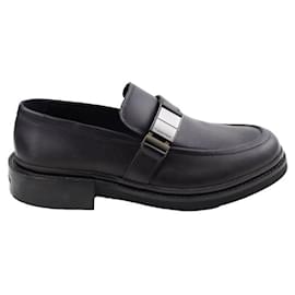Calvin Klein-Leather loafers-Black