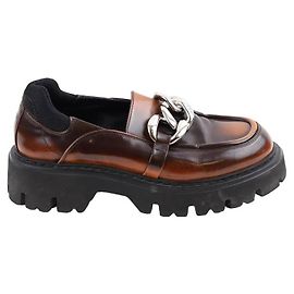 N°21 Leather loafers Brown