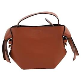 Acne-Leather Crossbody-Brown
