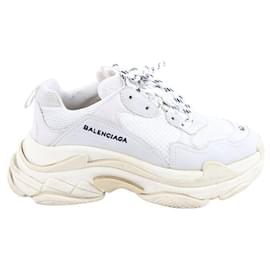 Balenciaga-Weiße Triple S-Sneaker-Weiß