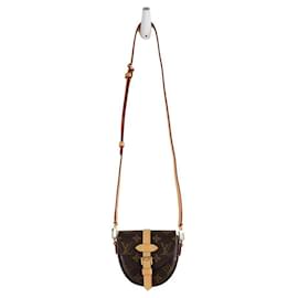 Louis Vuitton-Chantilly leather shoulder strap-Brown