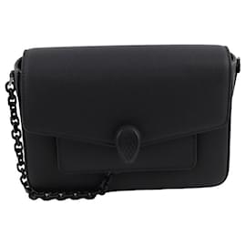Bulgari-Leather Handbag-Black