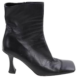 Proenza Schouler-Boots en cuir-Noir