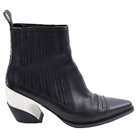 Roger Vivier-Leather boots-Black