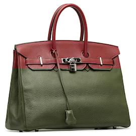 Hermès-HERMES Sacs à main Intemporels/classique-Rouge